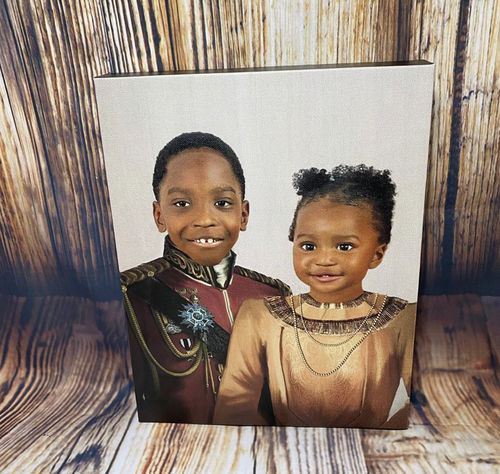 Customer photo review of The Lord and Lady - Custom Canvas