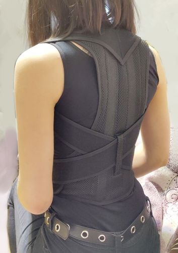 Customer photo review of Back Posture Corrector Posture Brace Support - Adjustable Back Trainer