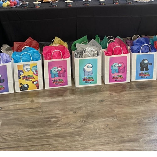 Customer photo review of Among Us Goodie Bags