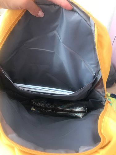 Customer photo review of Shiba Inu Backpack