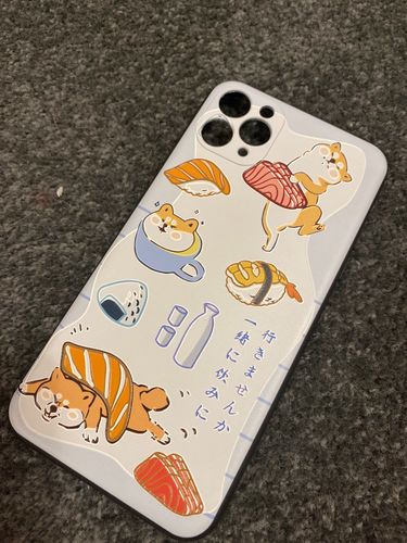 Customer photo review of Shiba Inu iPhone Case