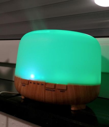Customer photo review of Aria - der 500ml Ultrasonic LED Luftbefeuchter und Aroma Diffuser