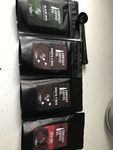 Customer photo review of Ground Coffee Sample Bags
