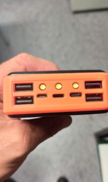 Customer photo review of Ultimate Wireless Waterproof Solar Powerbank 50,000 mAh