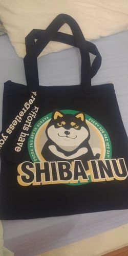 Customer photo review of Shiba Inu Tote Bag