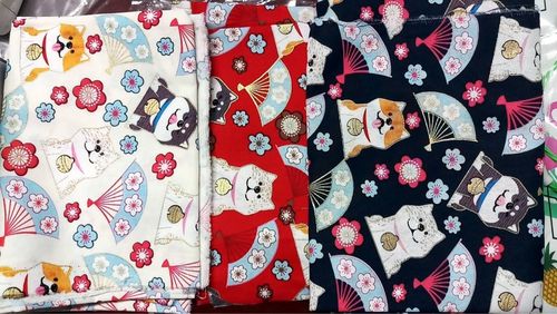 Customer photo review of Shiba Inu Fabric