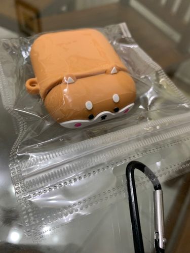 Customer photo review of Shiba Inu Airpods Case