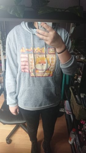 Customer photo review of Shiba Inu Sweatshirt