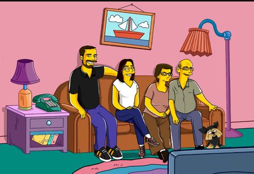 Customer photo review of RETRATO EM ARQUIVO DIGITAL FAMILIA AMARELA