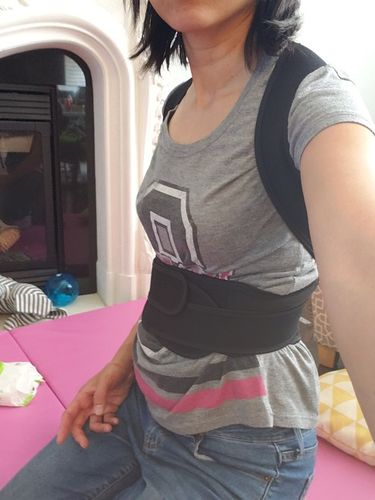 Customer photo review of Back Posture Corrector Posture Brace Support - Adjustable Back Trainer