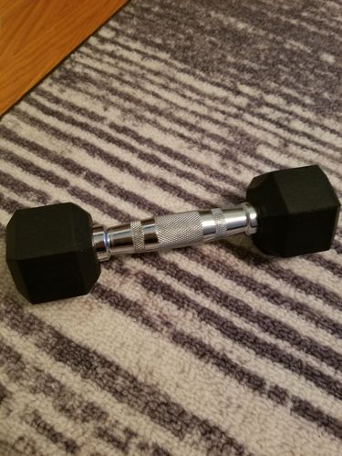 Customer photo review of Hex Head Dumbbell (singles)