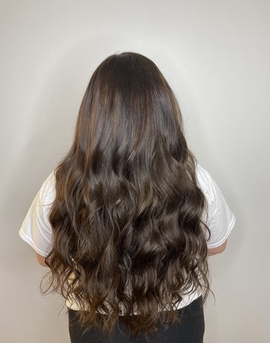 Tape in Darkest Brown Straight Human Hair Extensions #2