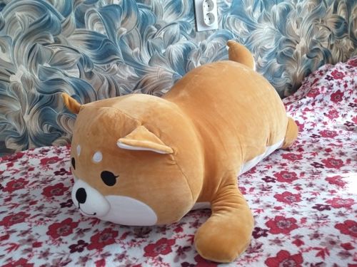 Customer photo review of Kawaii Shiba Inu Plush