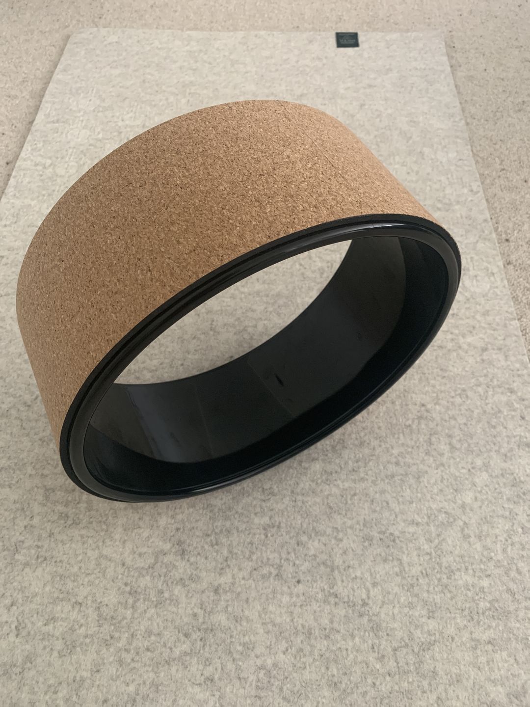 Customer photo review of Cork Yoga Wheel