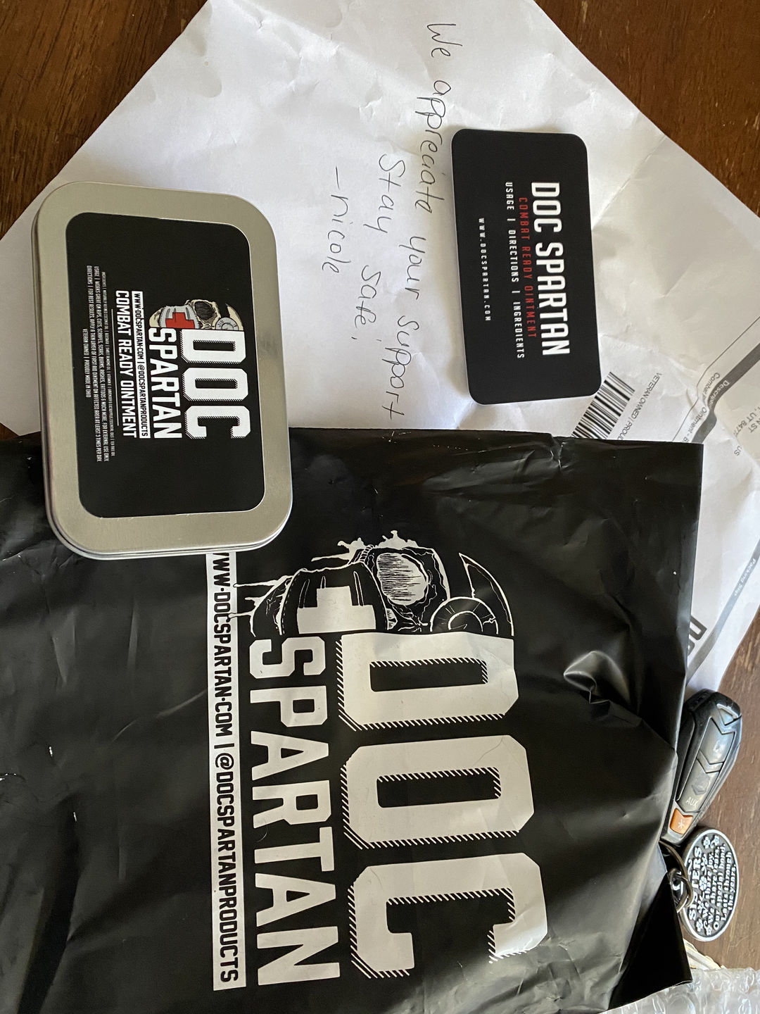 Customer photo review of Combat Ready Ointment - Big Tin