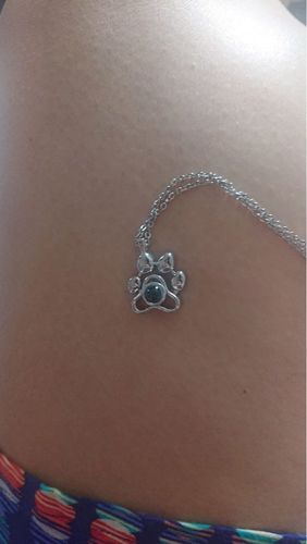 Customer photo review of Shiba Inu Personalized Necklace
