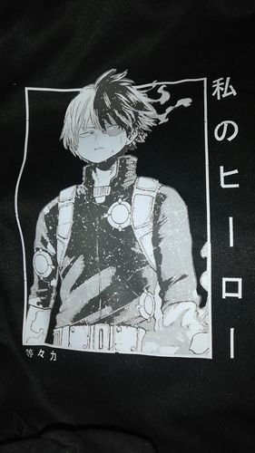 Customer photo review of Todoroki - Fire Hoodie