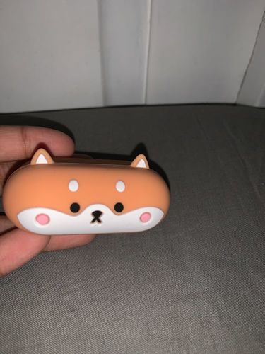 Customer photo review of Shiba Inu Airpods Case