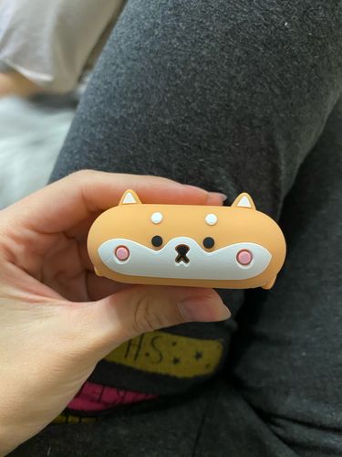 Customer photo review of Shiba Inu Airpods Case