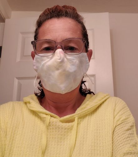 Customer photo review of Mask Insert - Straight - 10 Count