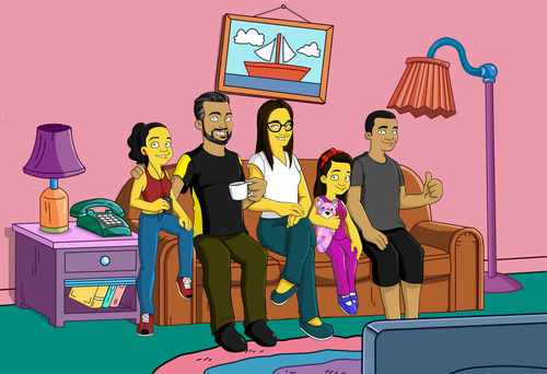 Customer photo review of RETRATO EM ARQUIVO DIGITAL FAMILIA AMARELA