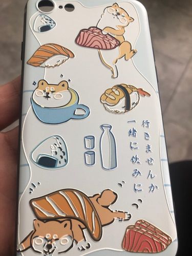 Customer photo review of Shiba Inu iPhone Case