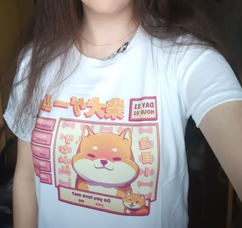 Customer photo review of Shiba Inu T Shirt