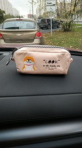 Customer photo review of Big Zippa Shiba Pencil Case