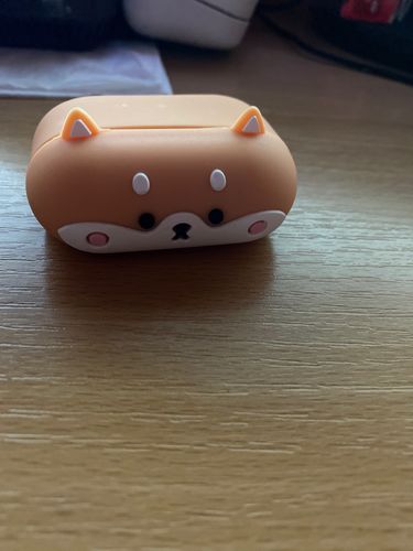 Customer photo review of Shiba Inu Airpods Case