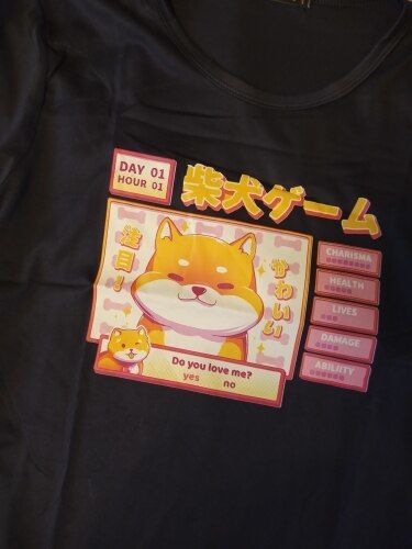 Customer photo review of Shiba Inu T Shirt