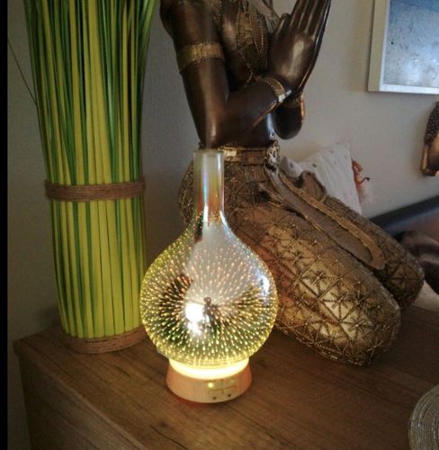 Customer photo review of Wunder Lampe - der Diffuser mit 3D-Glasdesign