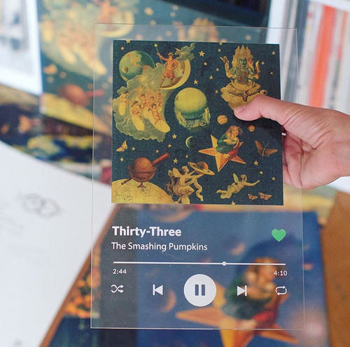 Customer photo review of PRINTEDIFY™ Placa personalizada de Spotify