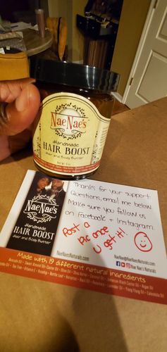Customer photo review of Nae Nae's 9oz Hair Boost Special