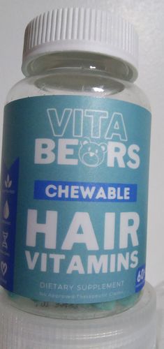 Customer photo review of Hair Vitamin Gummies