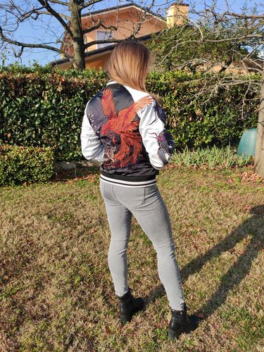 Customer photo review of Four Legendary Creatures Sukajan Souvenir Jacket