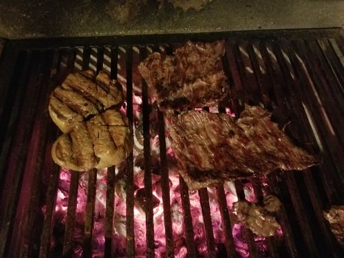 Reseña con foto de un cliente sobre Arrachera Marinada