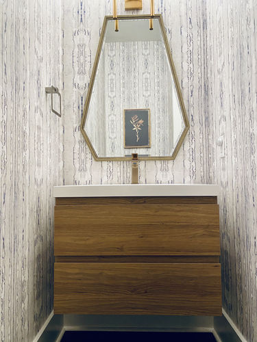 Customer photo review of Monterey Floating Vanity