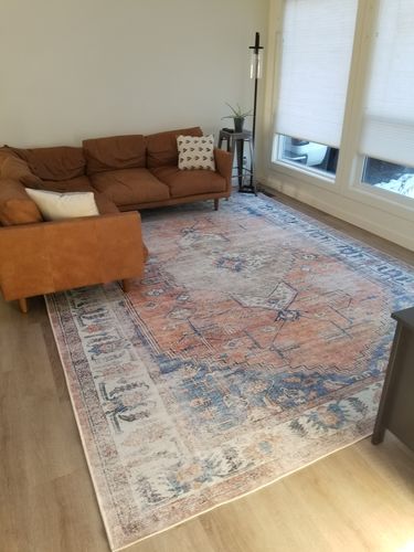 Customer photo review of Distressed Vintage Pissarro Terracotta Sky