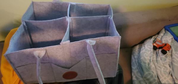 Customer photo review of Original 2.0 Diaper Caddy