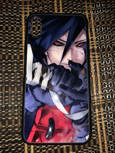 Customer photo review of Exclusive Madara Hand Draw Tempered Glass Phone Case