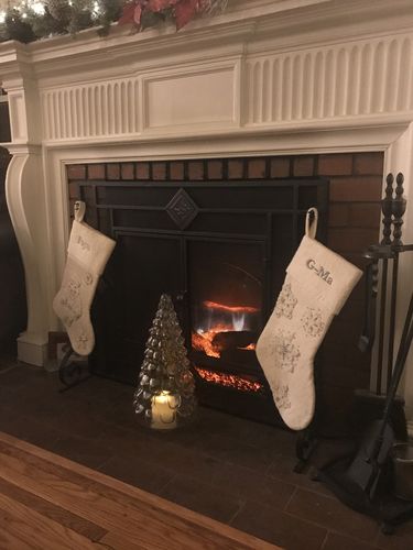 Customer photo review of Dimplex Revillusion 20" Electric Fresh Cut Wood Log Insert