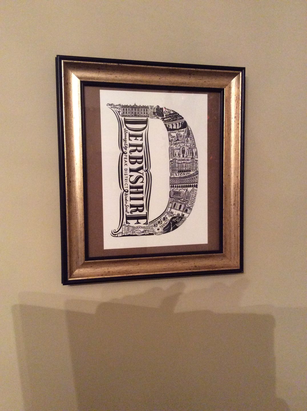 Customer photo review of Derbyshire Print