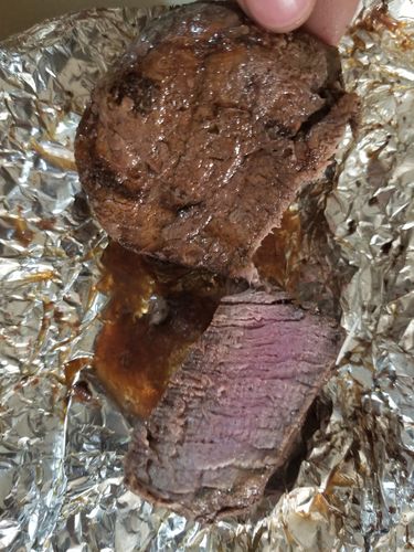 Reseña con foto de un cliente sobre Filete cabrería sin hueso