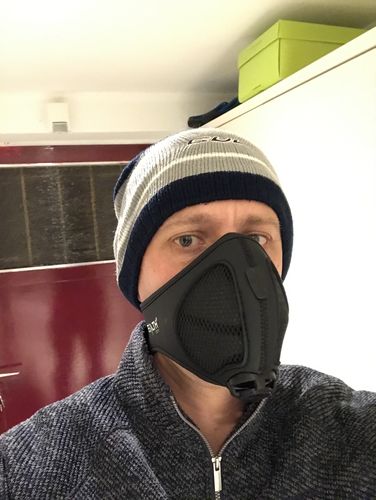 Customer photo review of Stealth City Mask