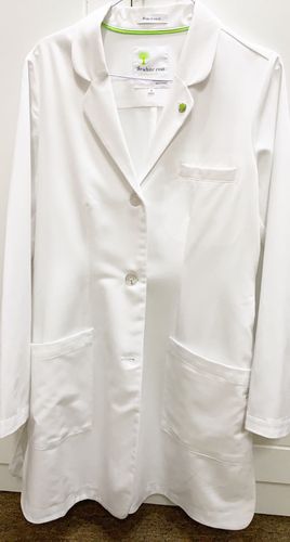 Customer photo review of Fiona Women's Modernist Labcoat