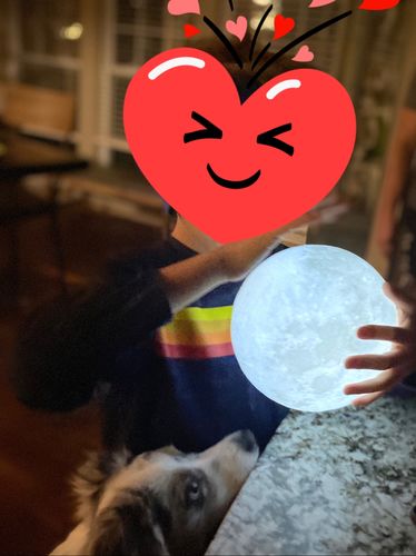 Customer photo review of The Original Moon Lamp™