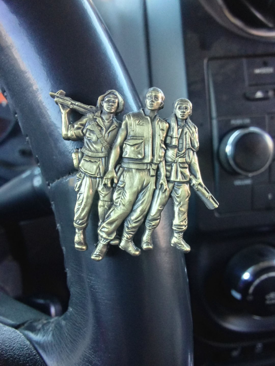 Customer photo review of Vietnam Veteran Pin