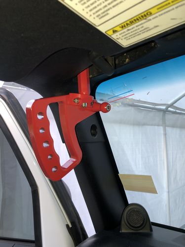 Customer photo review of Aluminum Grab Handle for 11-18 Jeep Wrangler JK/ JKU