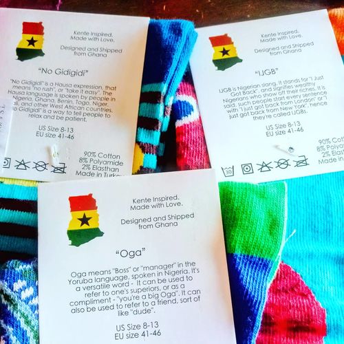 Customer photo review of The New Afrisocks Collection