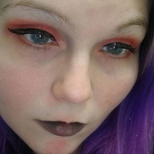 Customer photo review of Icoloured® Snowdrop Grey Colored Contact Lenses